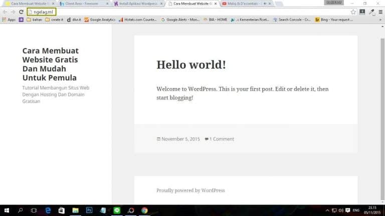 Cara Membuat Website Gratis Dan Mudah Untuk Pemula 5529