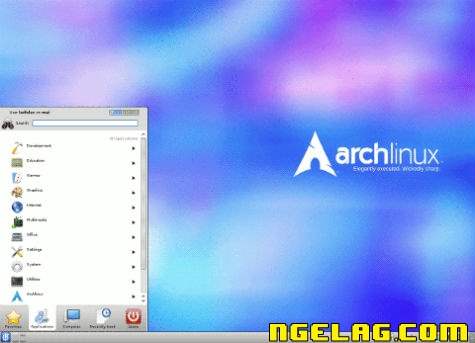 Sistem Operasi Paling Ringan Untuk Netbook & Laptop Arch Linux