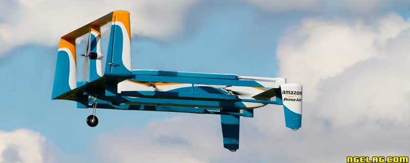 Amazon Memperkenalkan Drone Pengantar Paket Terbarunya | Amazon Prime Air