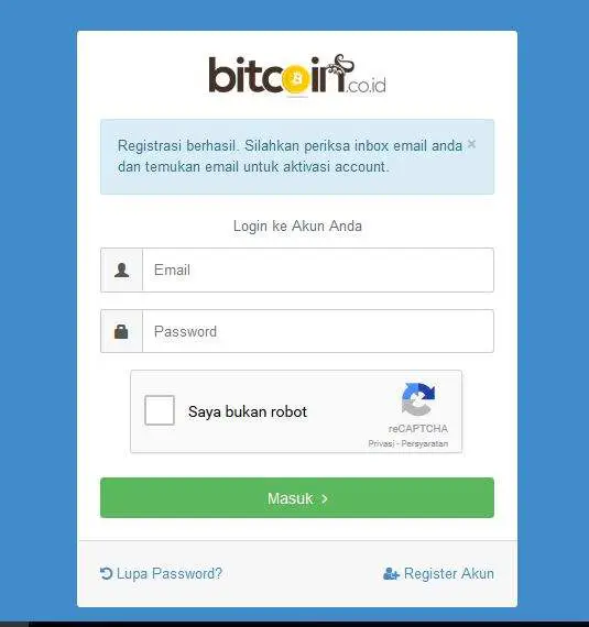 registruoti bitcoin