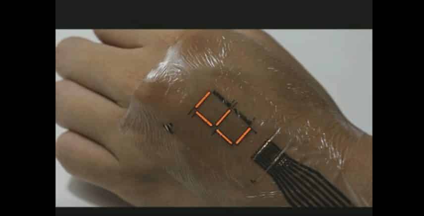 E-skin Electronic Skin Kulit Elektronik Tiruan untuk monitor kondisi tubuh manusia