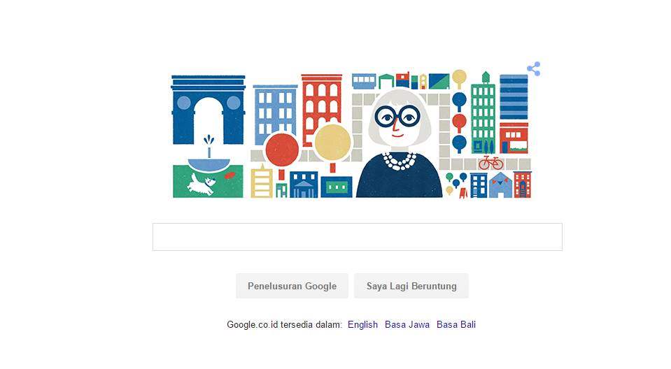 Siapa Jane Jacob Yang Jadi Google Doodle Hari Ini