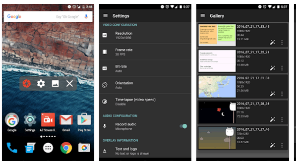 AZ Screen Recorder Aplikasi Perekam Layar Android Terbaik Tanpa Root