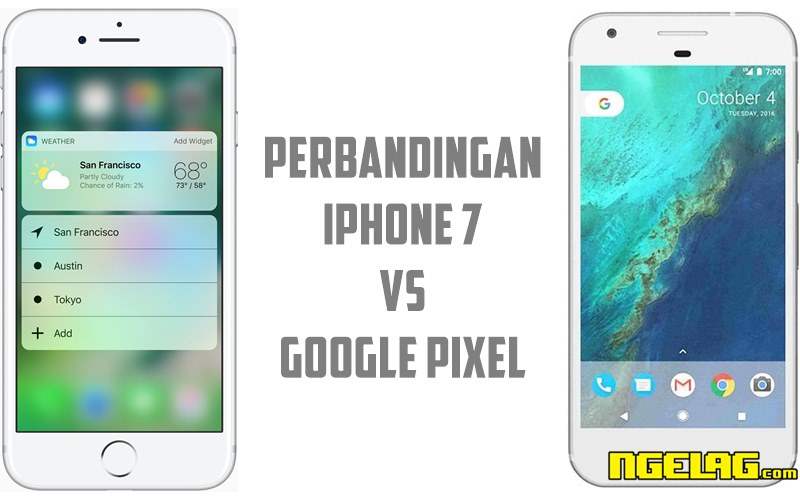Perbandingan Harga dan Spesifikasi iPhone 7 VS Google Pixel