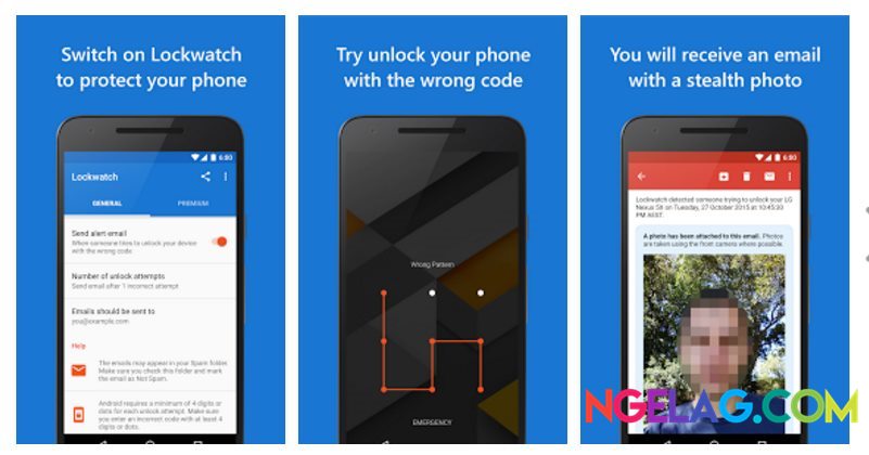 Aplikasi Android Tercanggih Lockwatch - Thief Catcher