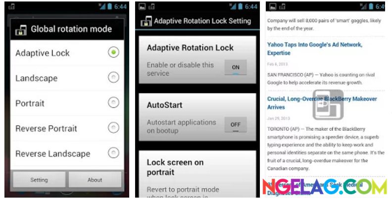 Aplikasi Android Tercanggih Rotation Lock Adaptive