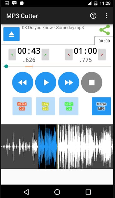 Aplikasi Pemotong Lagu Untuk Android MP3 Cutter