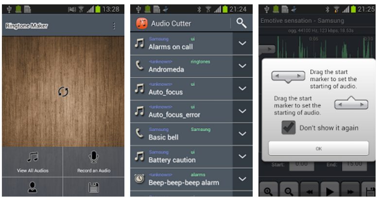 Aplikasi Pemotong Lagu Untuk Android Ringtone Maker - MP3 Cutter