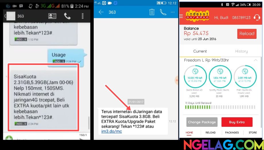 Cara Cek Kuota Indosat Ooredoo 4G Lte Terbaru