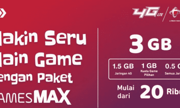Apa Itu Kuota Games Max Telkomsel
